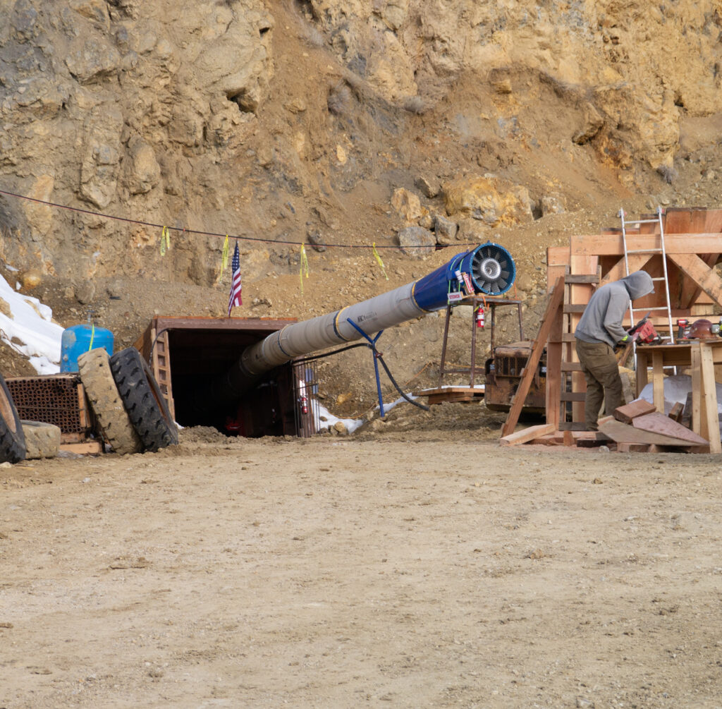Adit at Montana Gold Mine
