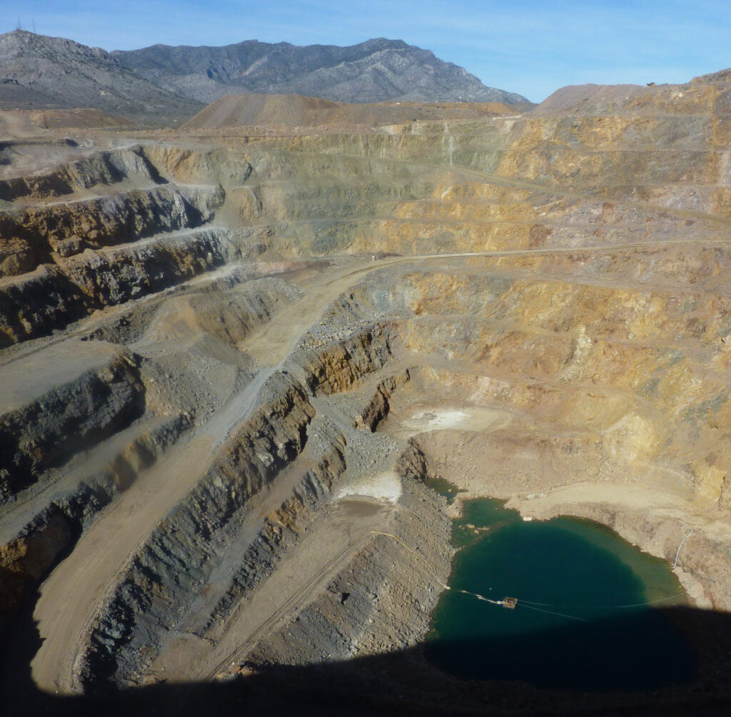 Mountain Pass Rare Earth Open Pit Mine