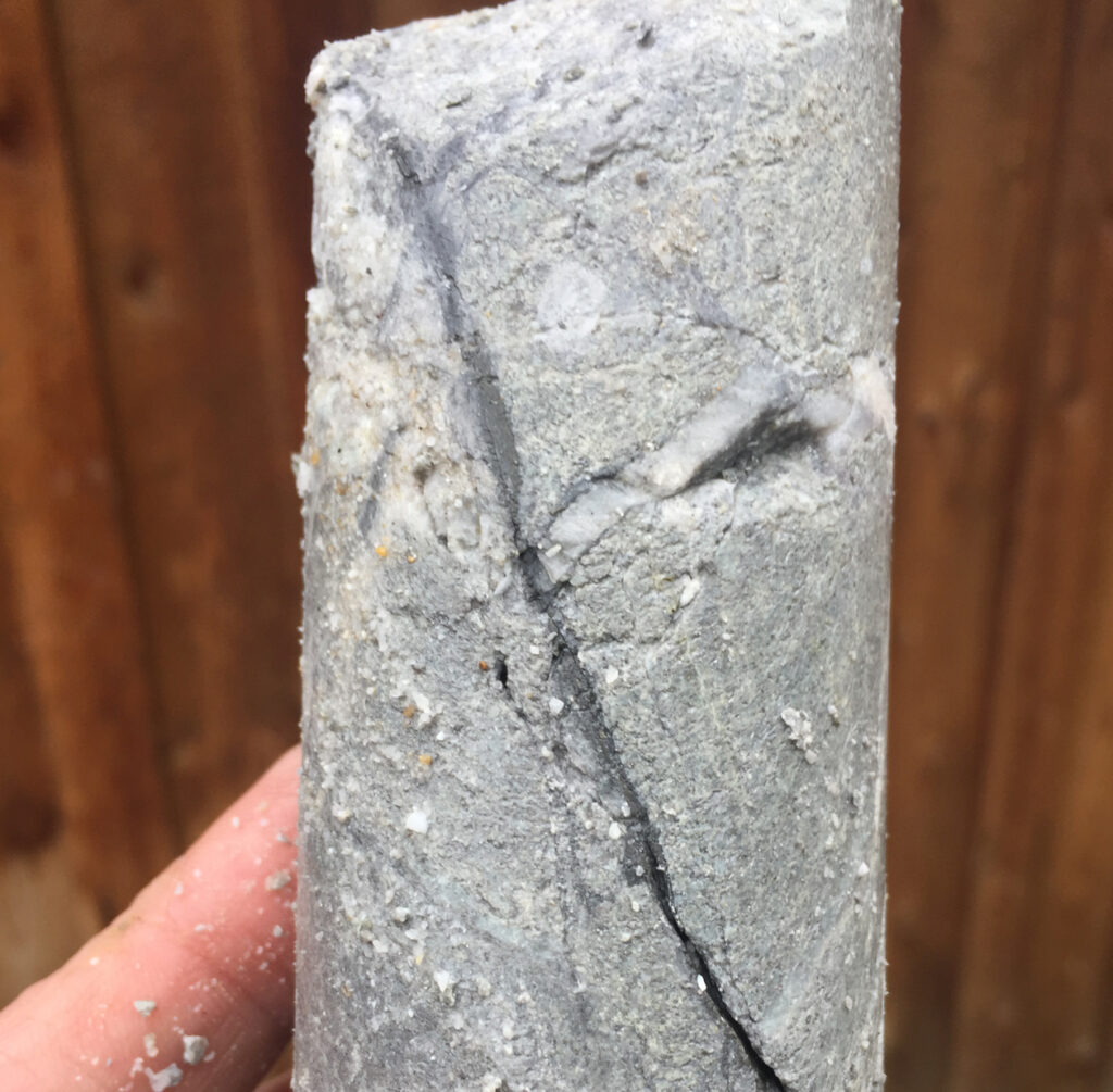 Idaho core sample